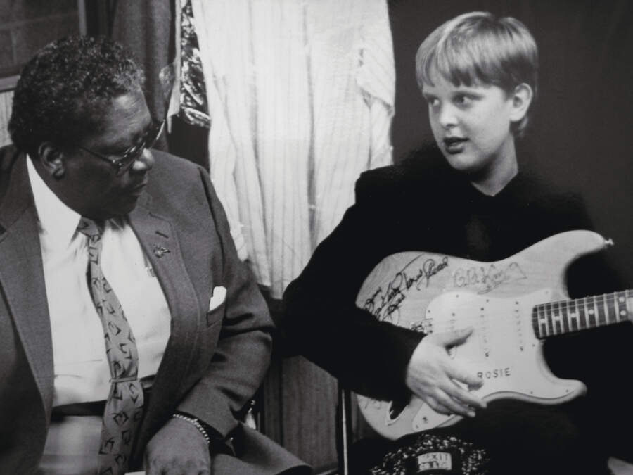 B.B. King with the young Joe Bonamassa