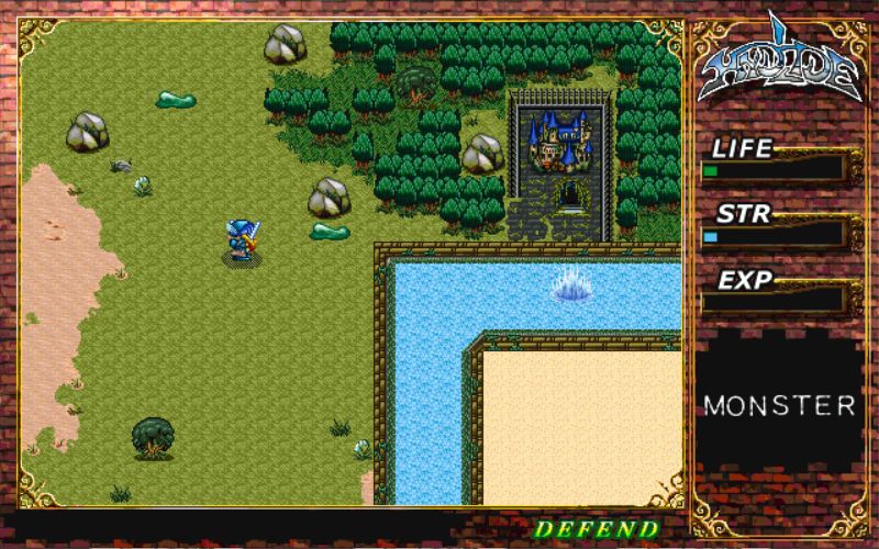 Hydlide, a classic PC JRPG