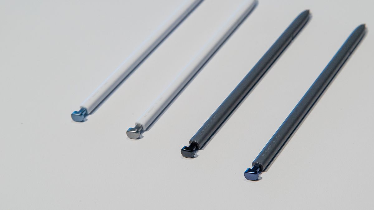 All four Samsung Galaxy S26 Ultra S Pen colors