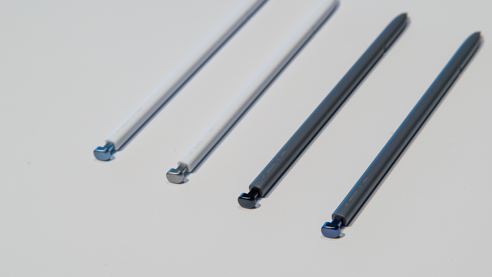 All four Samsung Galaxy S26 Ultra S Pen colors