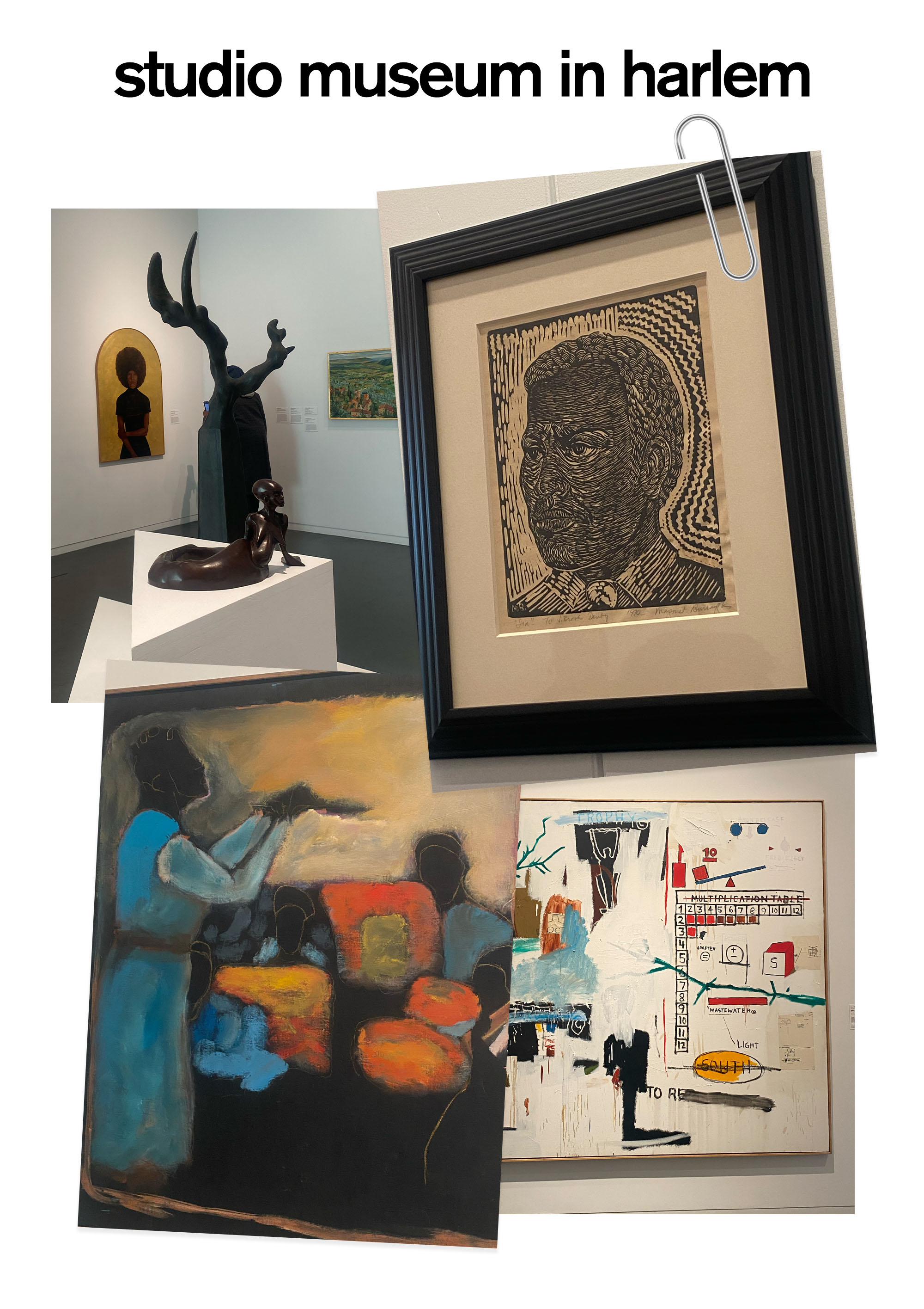 a collage of editor photos featuring the Studio Museum in Harlem