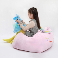 Unicorn Stuffed Animal Toy Storage Kids Bean Bag Chair | Was $28.99, now $19.08