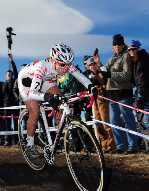 Amy Dombroski (Clement-Mootry-Primus) descending in second place
