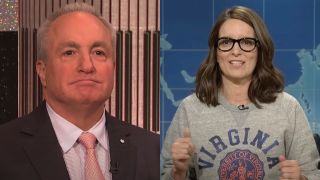 Lorne Michaels and Tina Fey