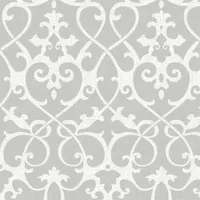 Wayfair Ironwork Geometric Roll Wallpaper