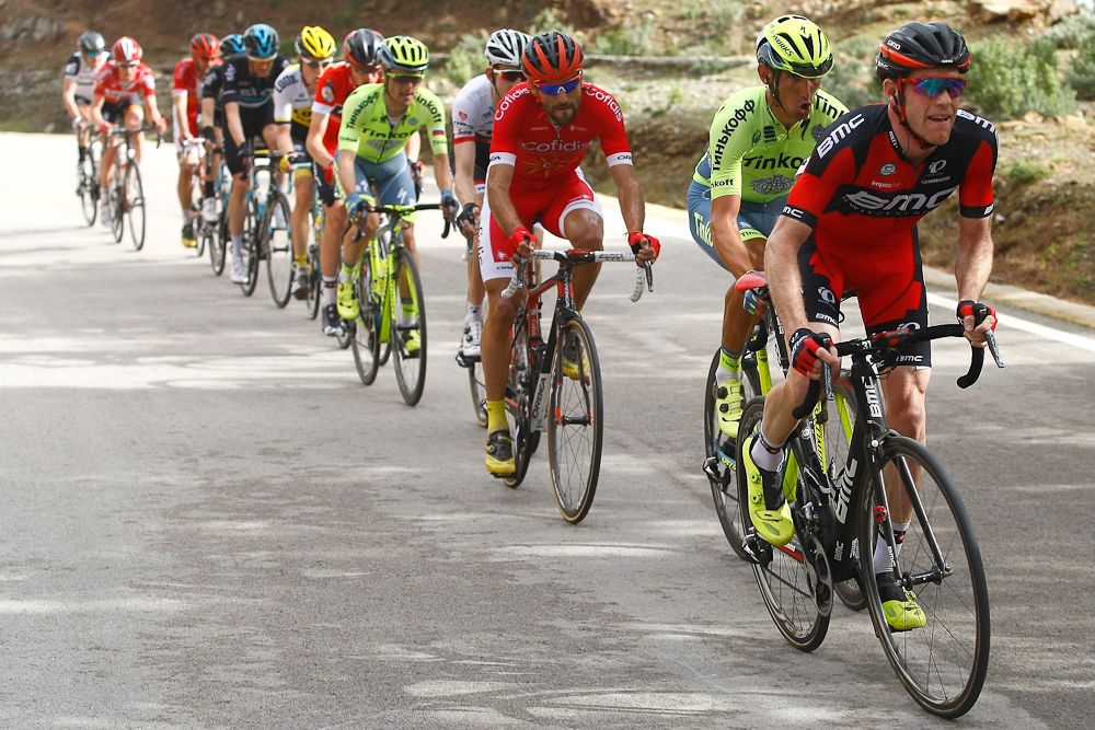 BMC's Brent Bookwalter pushes the pace at Ruta del Sol.