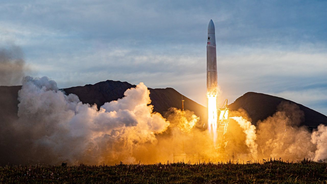 Astra's Rocket 3.1 launches from the Pacific Spaceport Complex in Alaska on Sept. 11, 2020. Astra terminated the launch, the company&rsquo;s first orbital test mission, about 30 seconds after liftoff when the rocket started drifting off course.