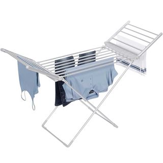 winged heated clothes airer 