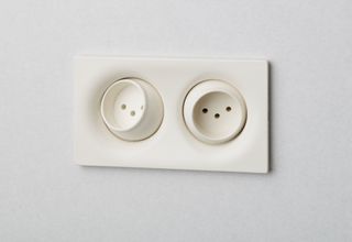 Electric sockets made of discarded bones