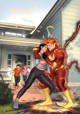 The Flash #786 cover by Taurin Clarke
