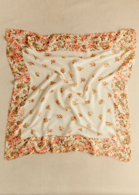 Maryse Scarf - Shilo Dayflowers - Wool - S&amp;eacute;zane