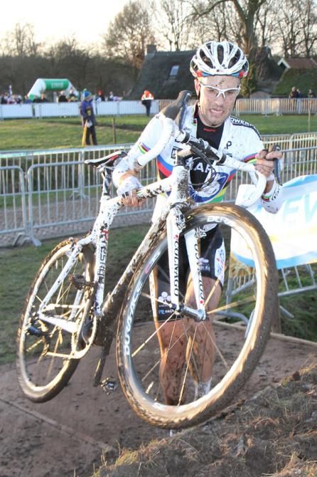 Niels Albert on the run in Gieten