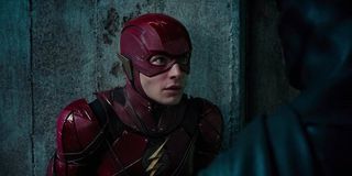 Ezra Miller as The Flash in Justice League