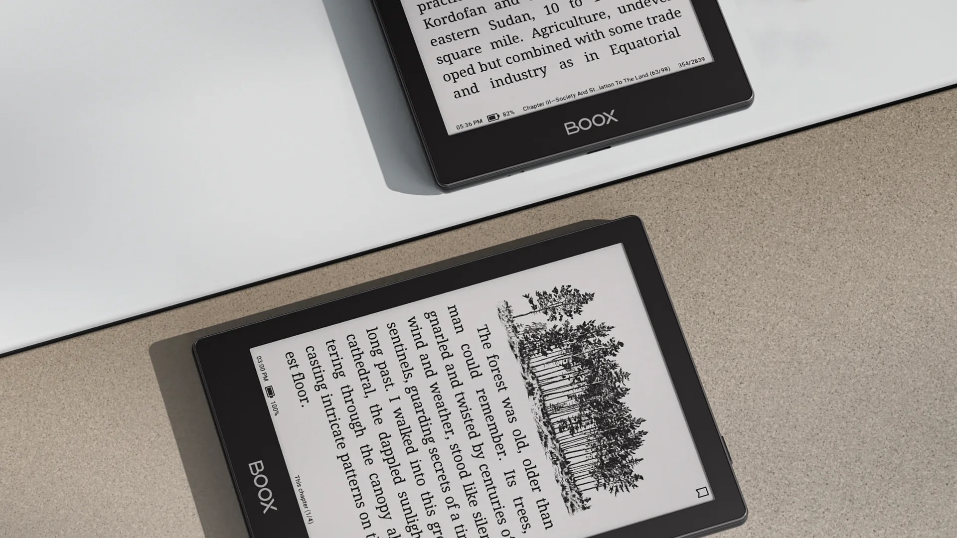 The Boox Go 6 ereader.