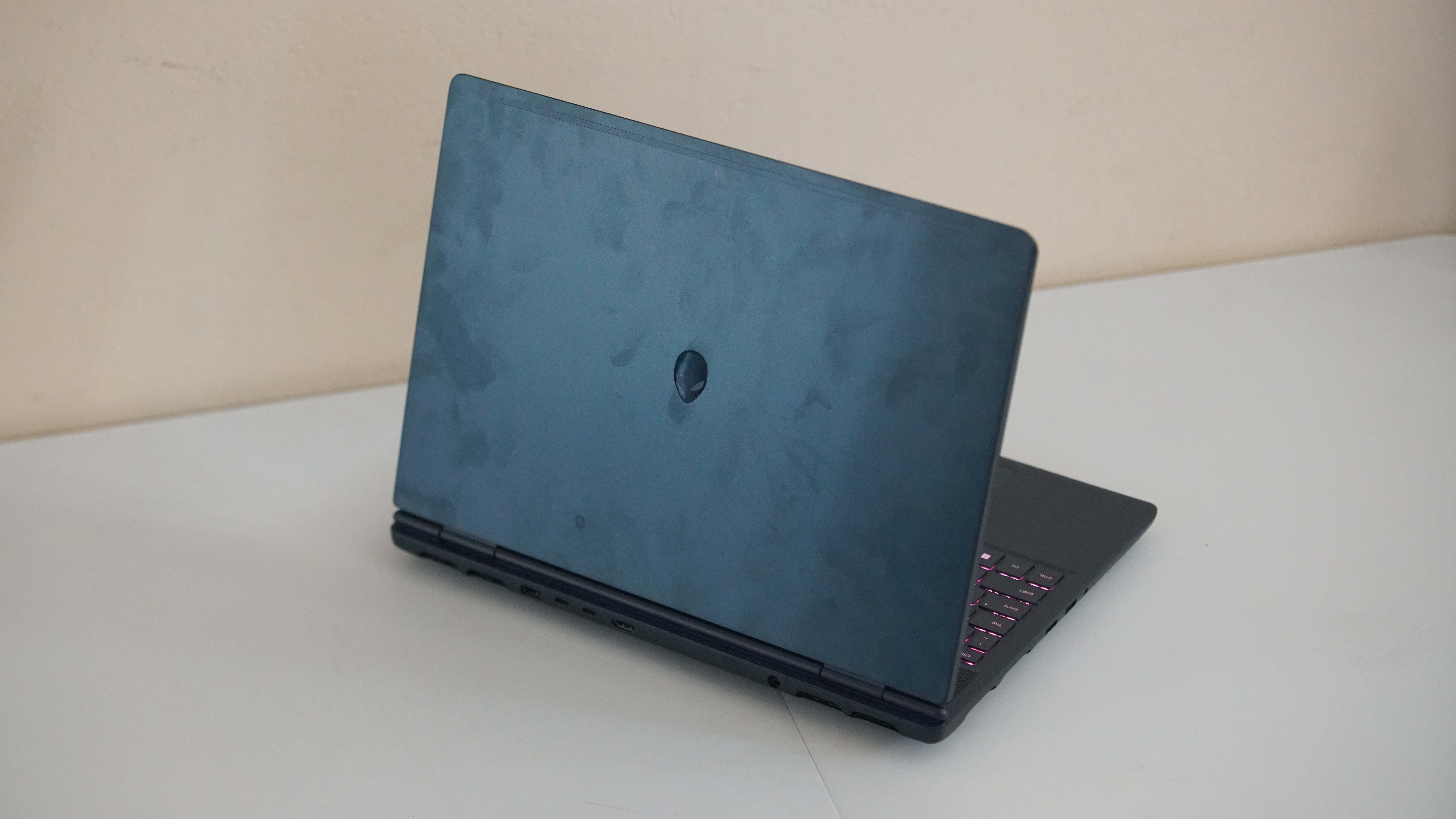 Alienware 16X Aurora on a desk