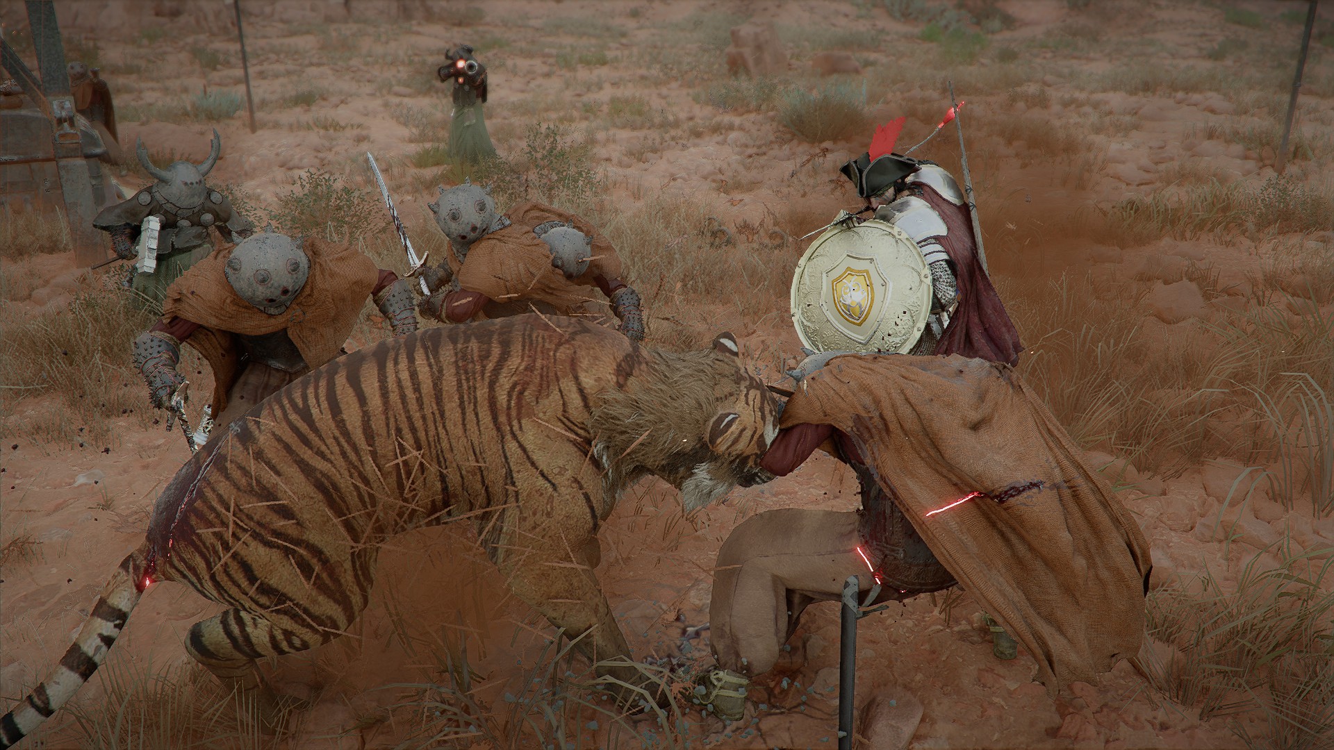 Tiger mounts in Crimson Desert