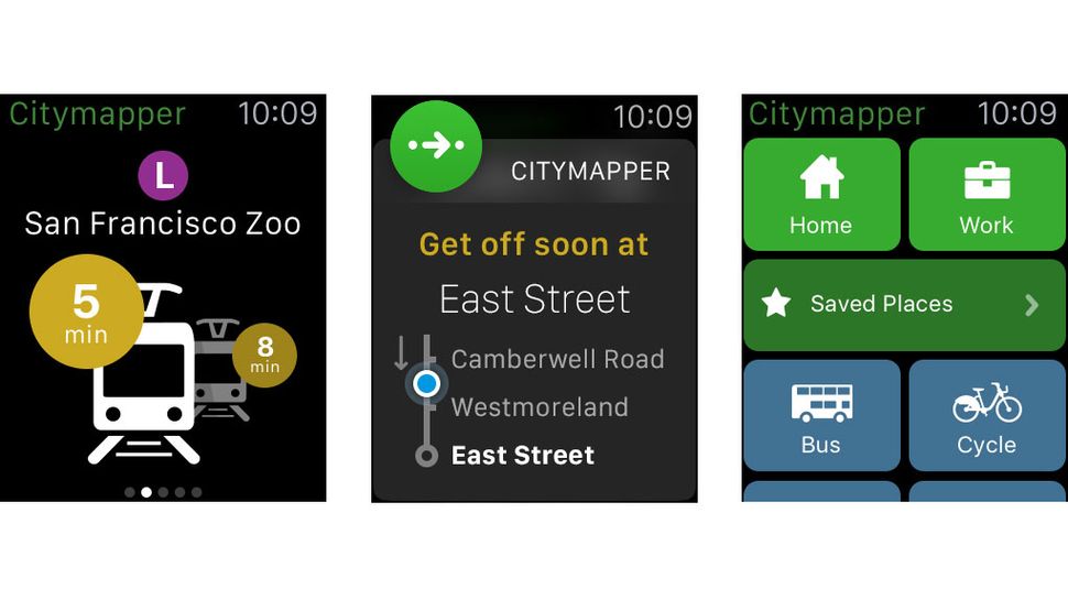 citymapper on apple watch