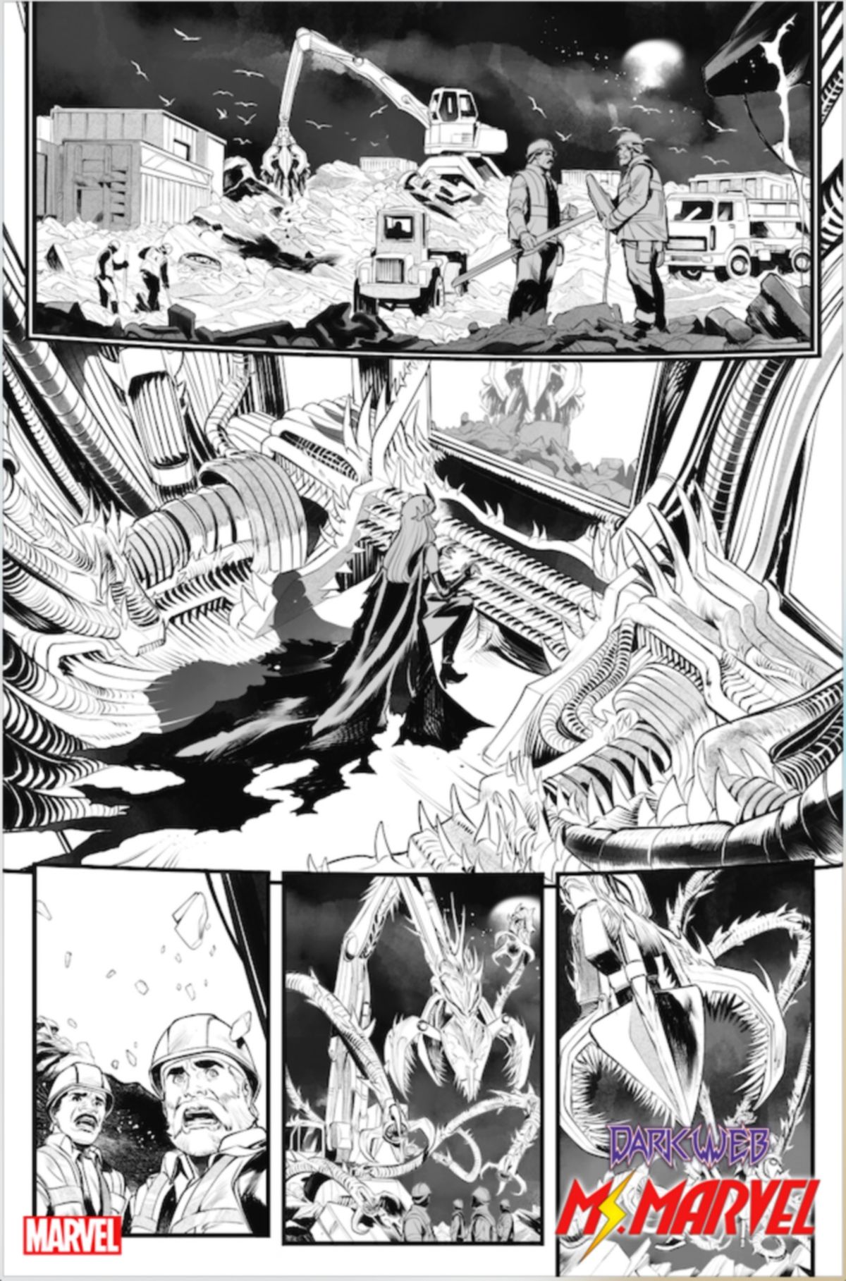 Dark Web: Ms. Marvel #1 page