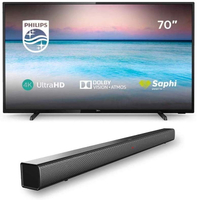 (This deal has ended) Philips 70-inch 4K and Bluetooth soundbar : £699 at Amazon