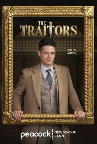 Portrait of Wells Adams from 'The Traitors' season 3.