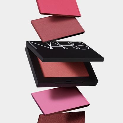NARS blushes on a white background