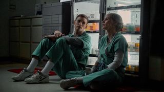 Jessica Chastain and Eddie Redmayne in The Good Nurse