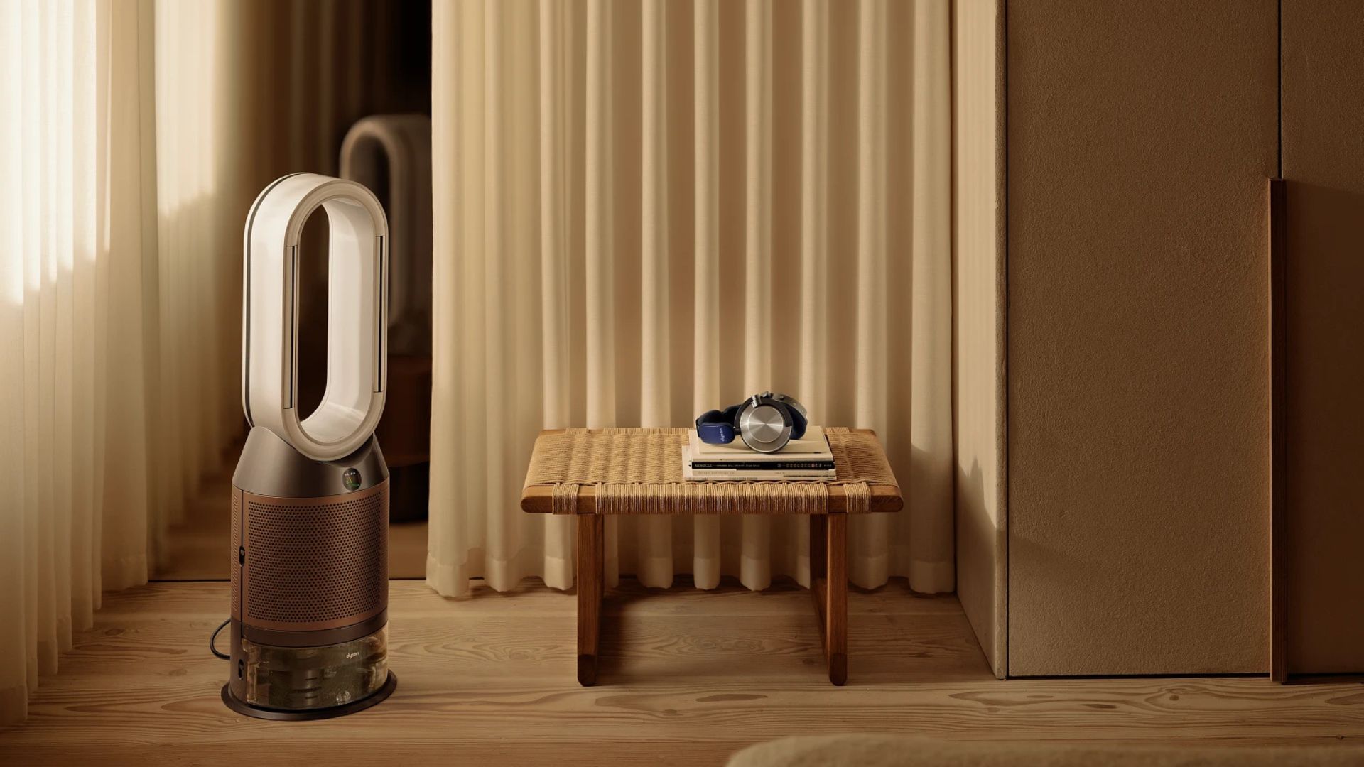 Dyson Humidify + Cool in a lounge