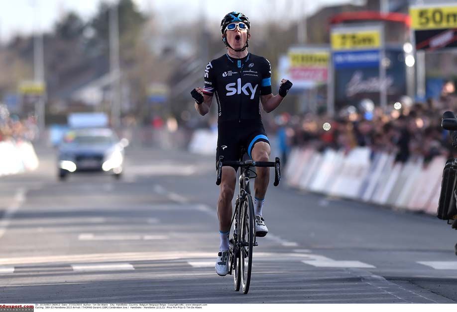 Geraint Thomas wins E3 Harelbeke