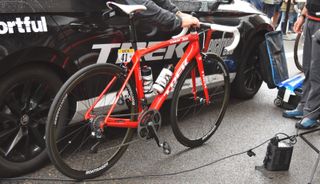 The new Emonda was being photographed for the team