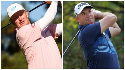 Side-by-sides of Ernie Els and Padraig Harrington