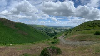 Descending into the valley