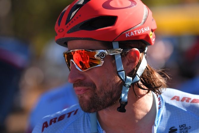 Katusha-Alpecin's Marco Haller enjoys a bit of Australian sunshine