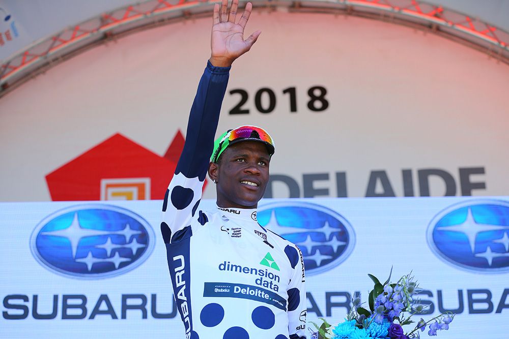Nicholas Dlamini (Dimension Data) kept the KOM jersey