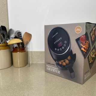 Image of Lakeland air fryer during unboxing