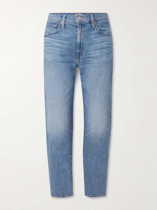 The Ditcher Zip Cropped Straight-Leg Jeans