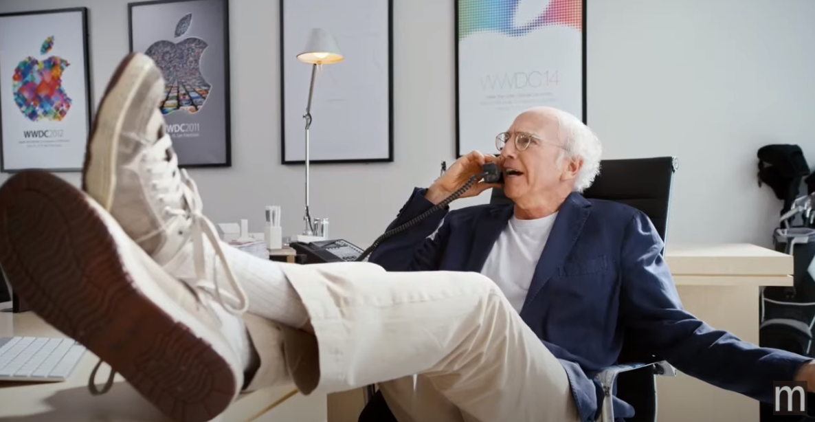 Larry David as the app approver.