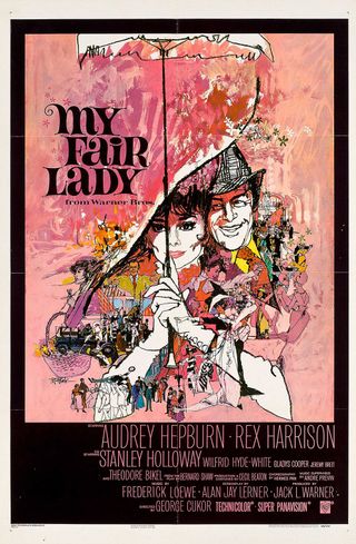 Original poster for the film My Fair Lady