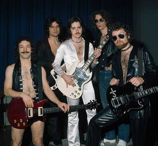 Blue Oyster Cult backstage in 1972