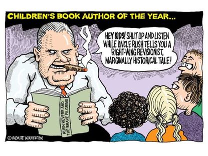Editorial cartoon Rush Limbaugh children's book