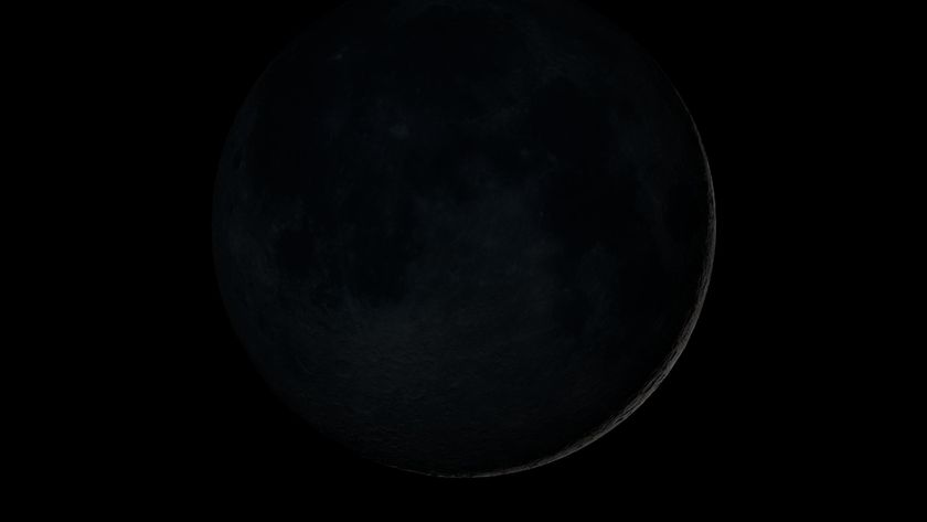 You can&#039;t see a black moon but this image shows a very slim crescent of a slightly illuminated moon visible in the days following a black moon.