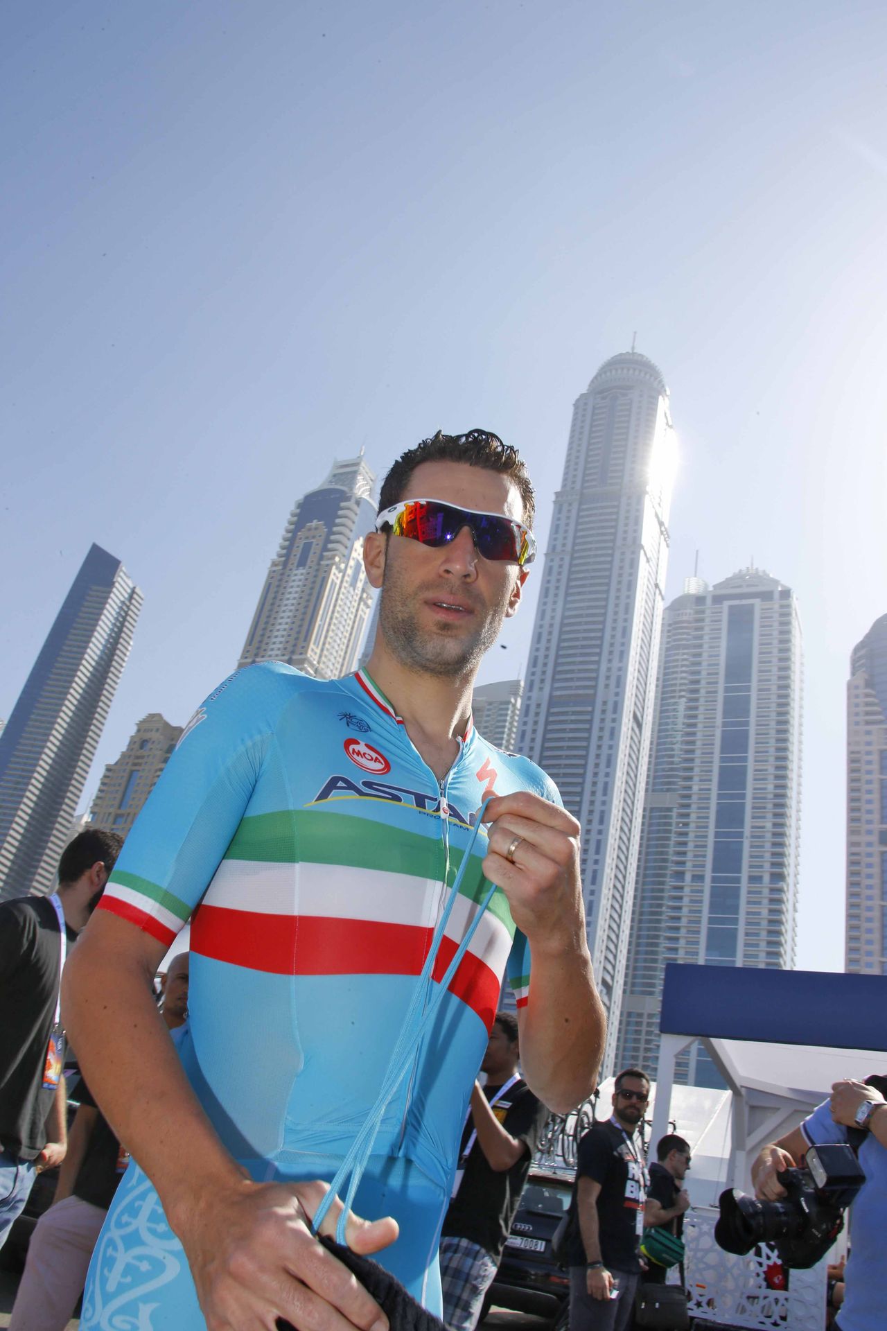 Vincenzo Nibali (Astana) begins his season at the Dubai Tour.