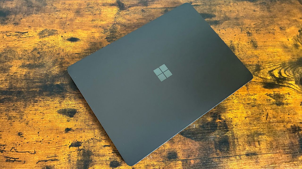 The Microsoft Surface Laptop 8 on a desk