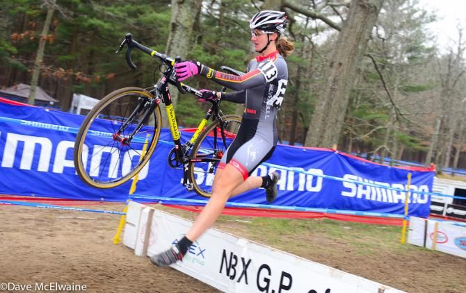 Cassandra Maximenko&rsquo;s long legs made the barriers look short (Silverbull/Bones/Thule).