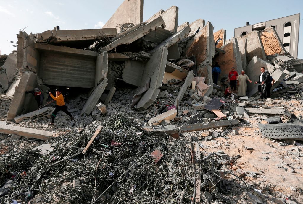 Gaza after Israeli airstrikes