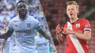 Maxwel Cornet of Burnley and James Ward-Prowse of Southampton could both feature in the Burnley vs Southampton live stream