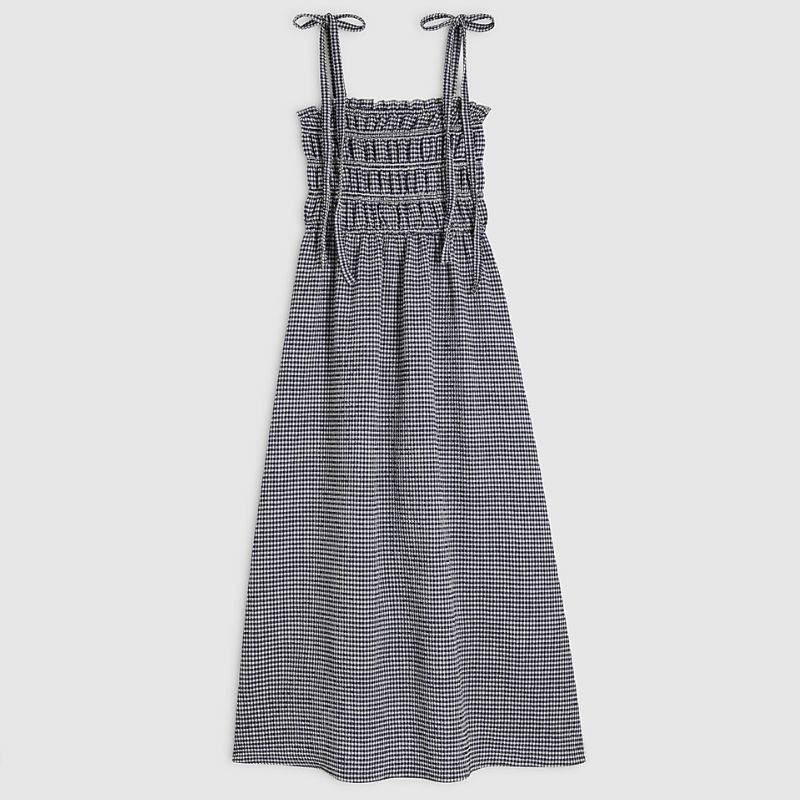 River Island, gingham midi dress