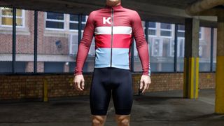 Katusha Sports' Warm long-sleeve jersey and bib shorts