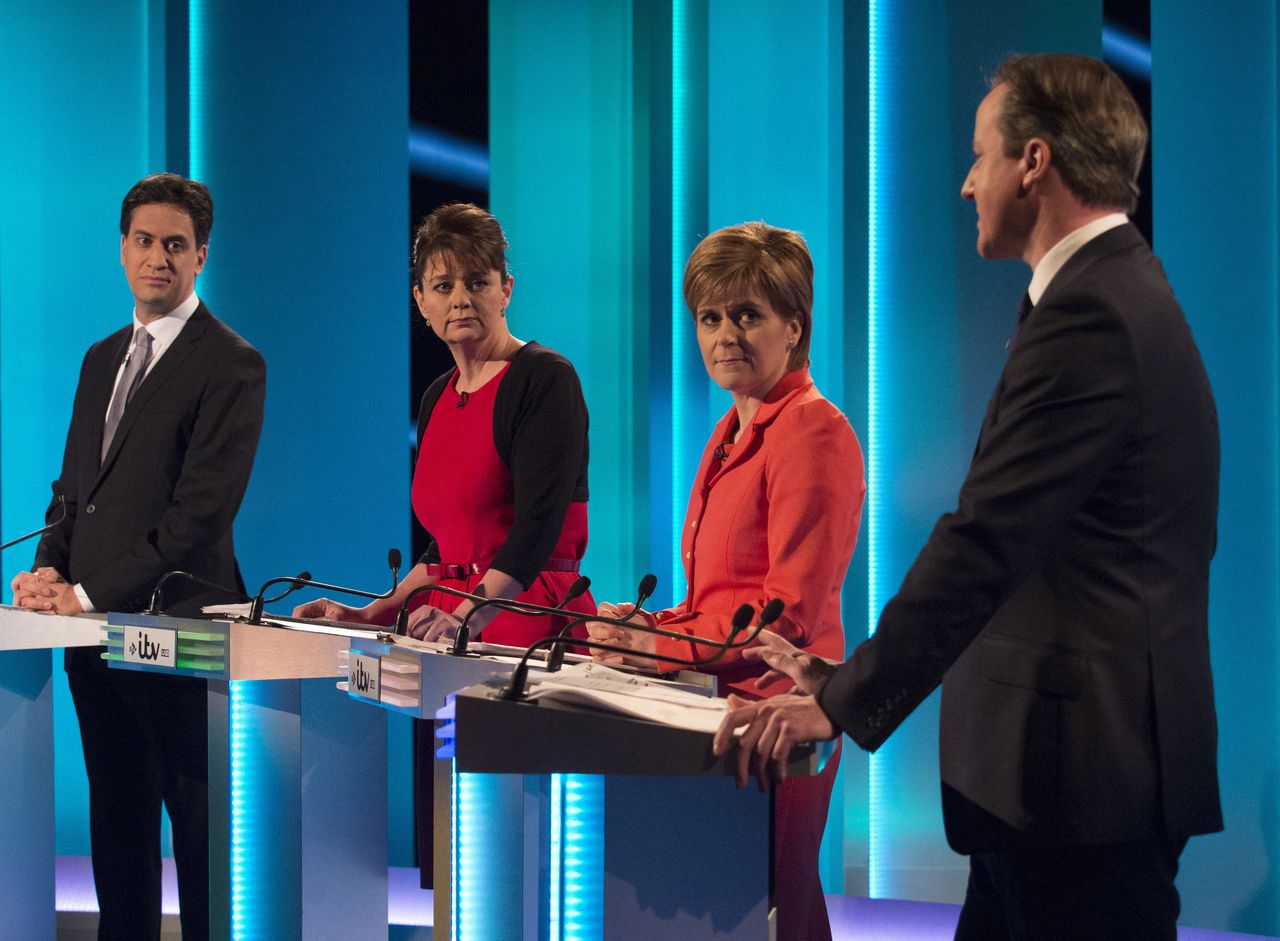 Great Britain&amp;#039;s first televised election debate.