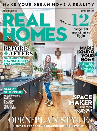 Front cover of the September issue of Real Homes