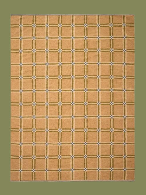 Pierce & Ward Windowpane Check Handwoven Rug